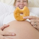 glücklich und entspannte Schwangere